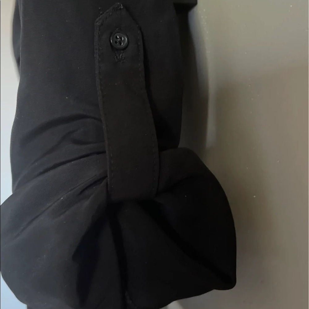 Black shirt dress
